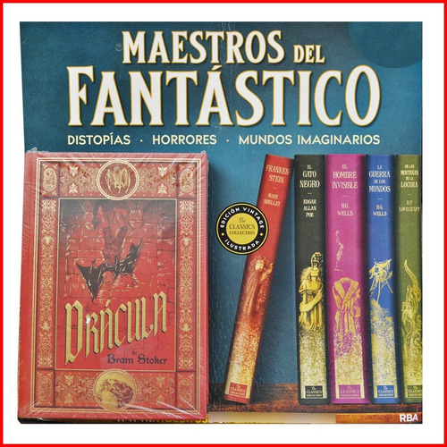 Libro Dracula Maestros Del Fantastico Rba Entrega 2