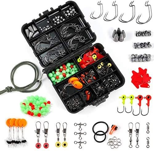 Kit Accesorios Pesca Dr.meter Agua Dulce Y Salada 204pcs