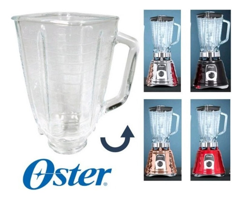 Vaso De Licuadora Oster De Vidrio 1.25 Litros