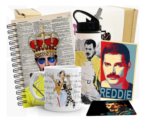 Kit De Regalo Freddie Mercury / Mug Freddy Mercury / Queen
