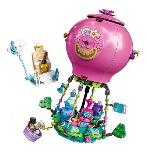 Imagen 1 de 2 de Bloques para armar Lego Dreamworlds/Trolls World Tour Poppy's hot air balloon adventure 250 piezas  en  caja