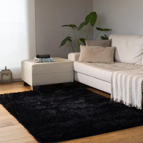 Alfombra 2x1,40 Mts Living Peluda Nórdica Pelo Largo