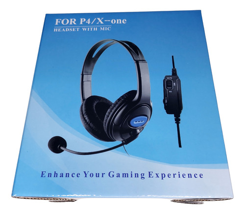 Auriculares Pro Gaming Para Ps4 - Negro Negro