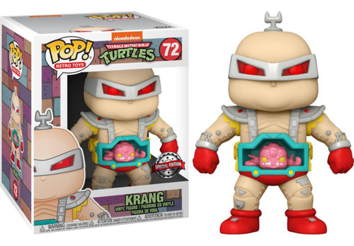 Boneco Funko Pop Turtle Ninja Sized Krang 72