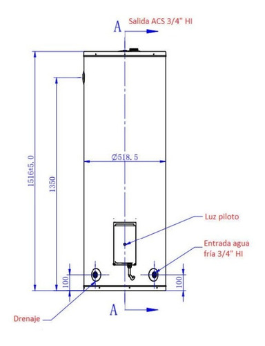 Termo Electrico 200 Litros Termic Agua Caliente