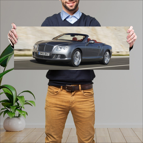 Cuadro 30x80cm Auto 2011 Bentley Continental Gt 153