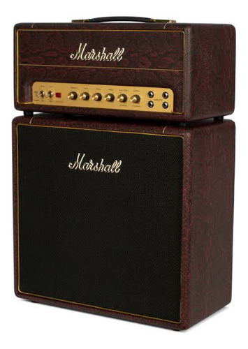 Amplificador Head + Gabinete 1x12 Marshall Sv20h Snakeskin