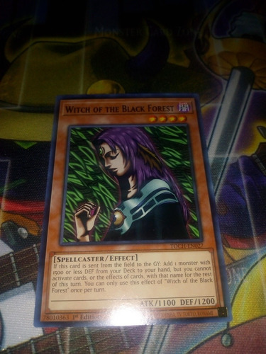 Yugi-oh! Witch Of The Black Forest Inglés Original Konami