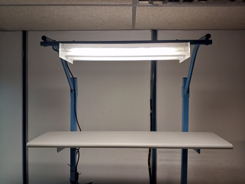 Mesa De Trabajo Profesional Bench Depot Con Repisa Y Luz (Usado)