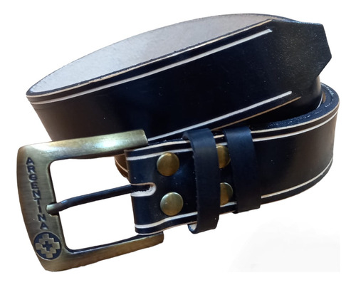 Cinturon De Cuero Artesanal 