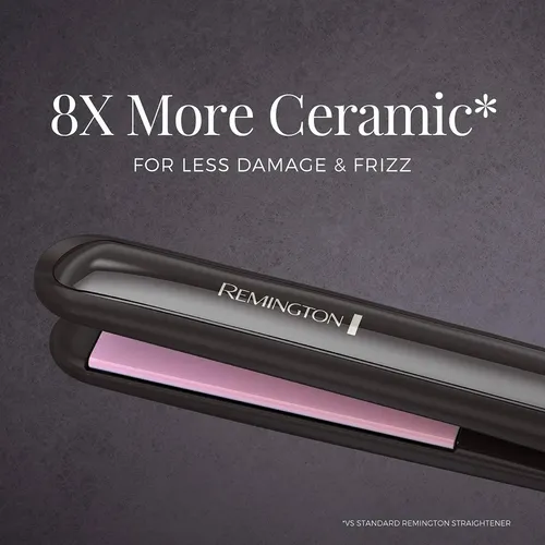 Plancha remington online negra con rosa