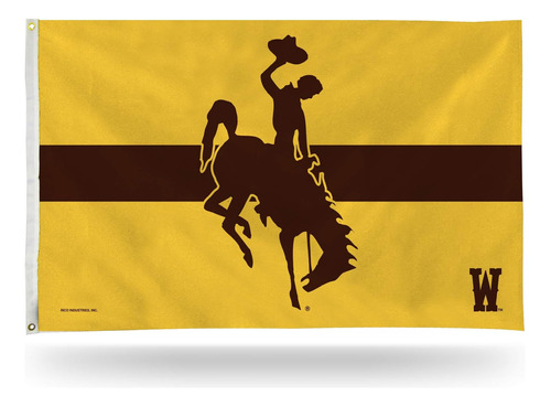 Rico Industries Ncaa Wyoming Cowboys Bandera Clásica De 3 X 