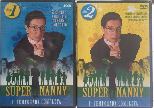 Dvd - Super Nanny - 1ª Temporada - Discos 1 E 2  ( Lacrados)