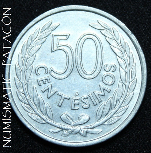 Moneda De Uruguay 50 Centesimos 1965 Impecable - Km 45