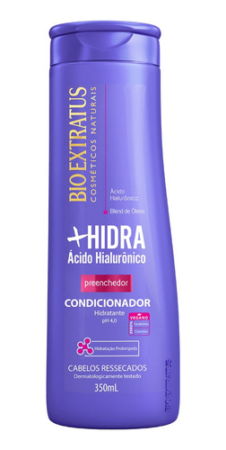 Condicionador +hidra Ácido Hialurônico 350ml Bio Extratus