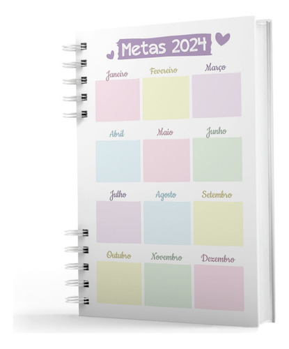 Agenda 2024 Nisti Print Nisti Print Planner 2024 - Hi Hello cor rose