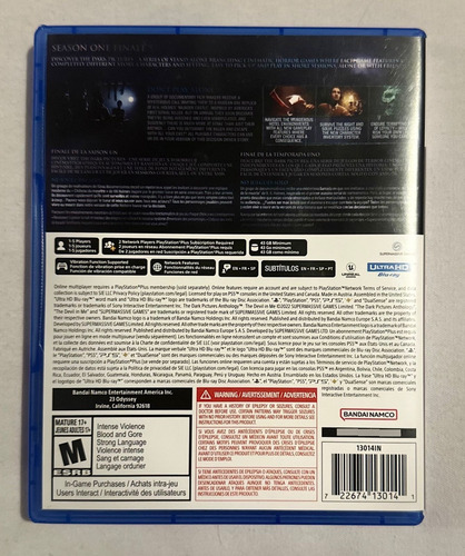 The Devil In Me Ps5 Juego Fisico (Usado)