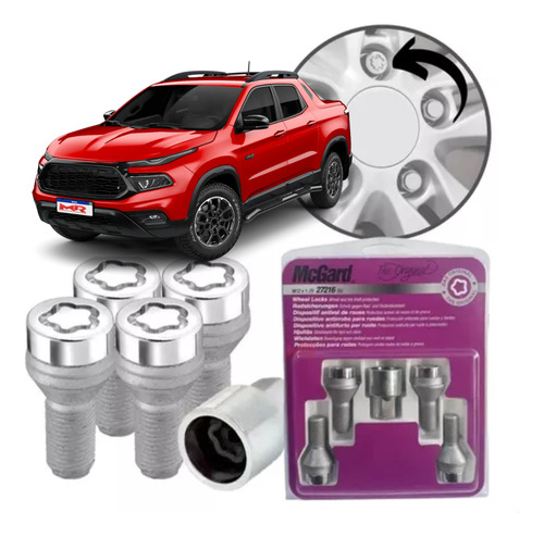 Parafuso Antifurto De Roda Original Toro Endurance 2024 2025
