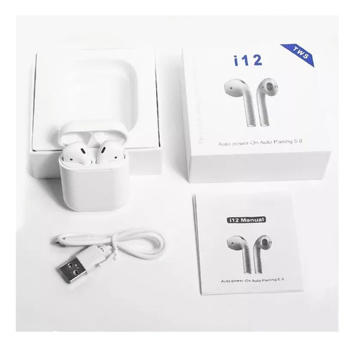 Imagen 9 de 10 de Audifonos Inalámbricos I12 Bluetooth 5.0 Tws AirPods