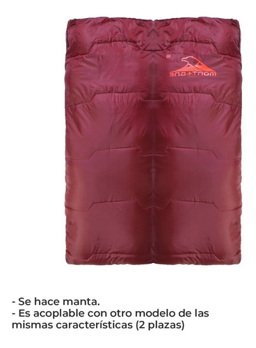 Imagen 3 de 10 de Bolsa De Dormir Termica Montage Travel Pro