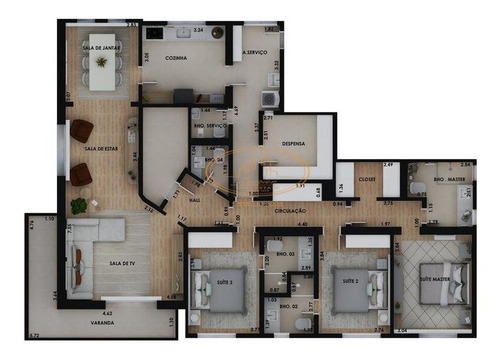 Apartamento Com 3 Dormitório(s) Localizado(a) No Bairro Campo Belo Em São Paulo / São Paulo - 9595:915675