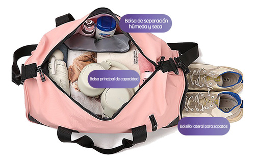 Mochila De Viaje 20l Con Compartimiento De Zapatos