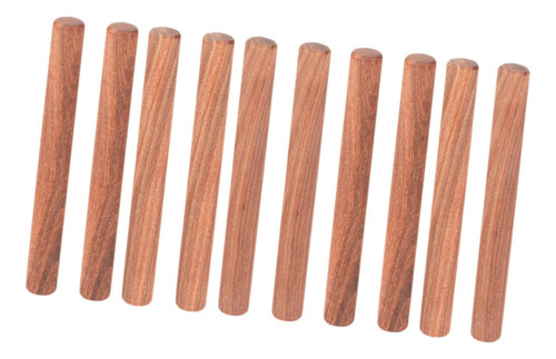 Barras De Espiga De Madera Palos 1.2x10 Cm Marrón Rojizo