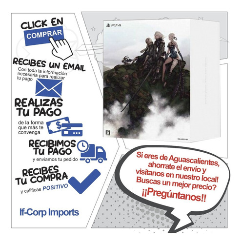 Nier Replicant White Snow Edition Ver.1.22474487139 Ps4 (Usado)
