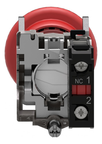 Xb4bs9442 Boton Paro De Emergencia Push Button, Harmony Xb4