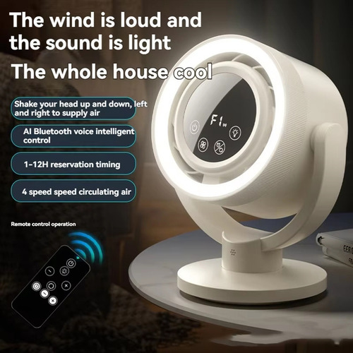 General Ventilador De Escritorio Usb Sin Aspas Con Comando