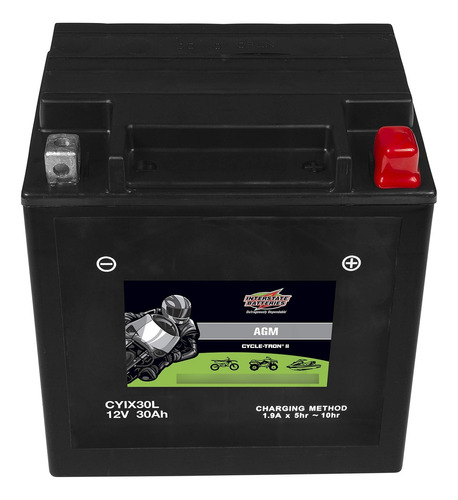 Interstate Batterie Cyix30l-bs Bateria 12v 30ah Powersports