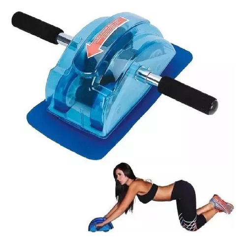 Rueda Abdominales Brazos Celeste Roller Slide Ak.sport