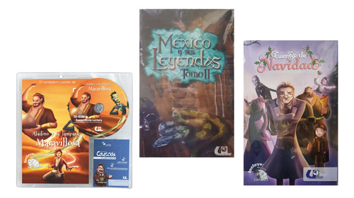 Cuento De Navidad + 2 Libros Infantiles Con Cd.