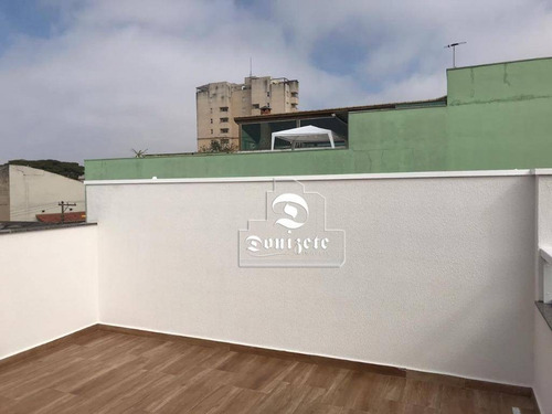 Cobertura À Venda, 90 M² Por R$ 420.000,00 - Jardim - Santo André/sp - Co10937