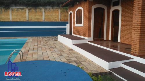 Excelente Chácara De 2.040 Metros Com Piscina À Venda Na Estancia Brasil Em Atibaia!! - Ch00846 - 34651767