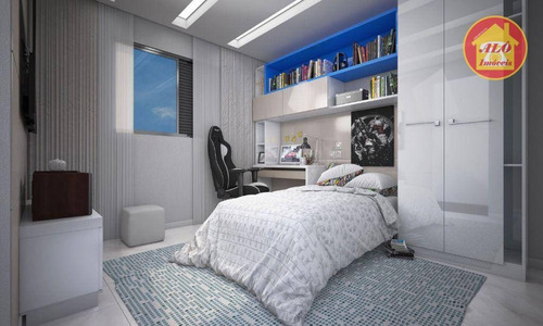 Imagem 3 de 30 de Cobertura À Venda, 370 M² Por R$ 3.845.000,00 - Canto Do Forte - Praia Grande/sp - Co0084