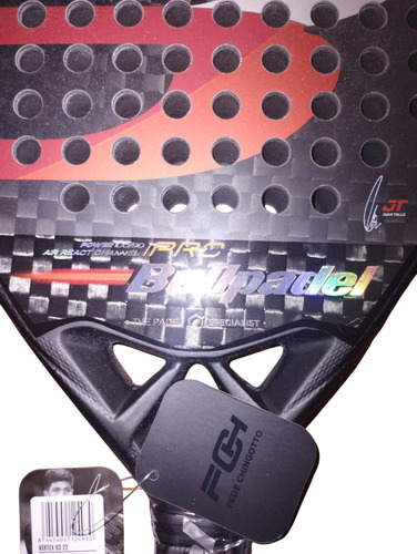 Pala Paleta Bullpadel Vertex 03 2022 Chingotto - Tello Padel Negro Y Roja