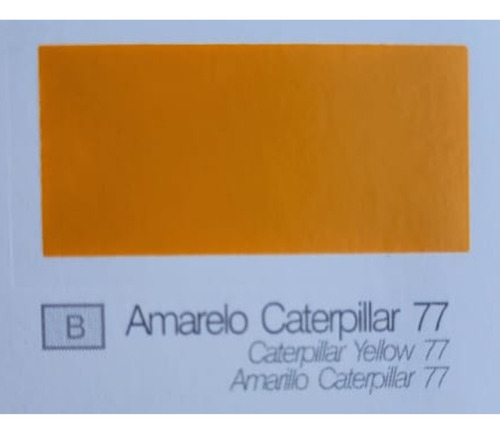 Esmalte Sintético Amarelo Caterpillar 77 Tinta Autom 3,6lts.