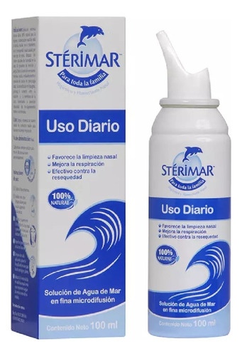 Sterimar Cloruro De Sodio 0,9% Uso Diario 100 Ml Agua De Mar