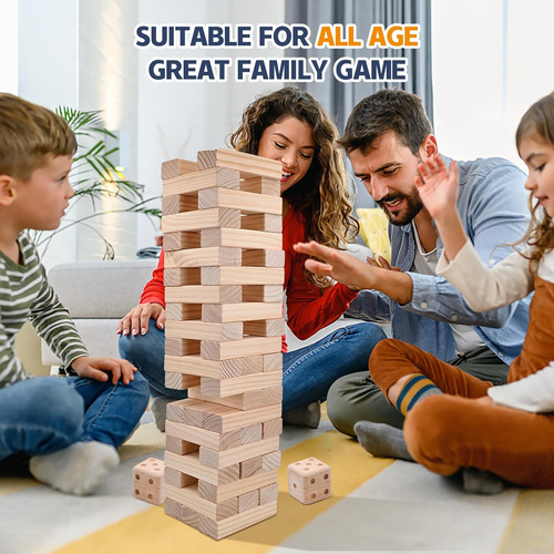 Megwoz Torre De Volteo Gigante, Juego De Apilar En El Pa...