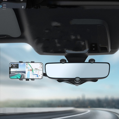 Imagen 6 de 10 de Soporte Celular Articulado Agarre Firme Retrovisor 360° M®