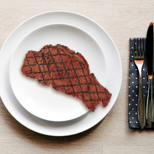 Navidad Carne Asada Cocida Falsa, Modelo De Comida Asada, 2