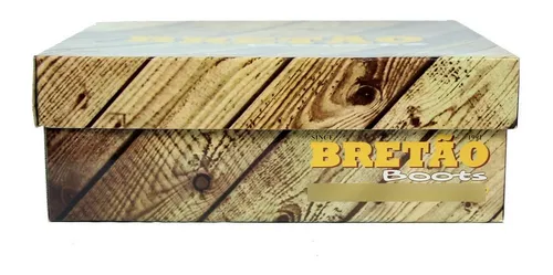 Botina Bret o Boots Em Couro Nobuck Linha Agricola Promo o