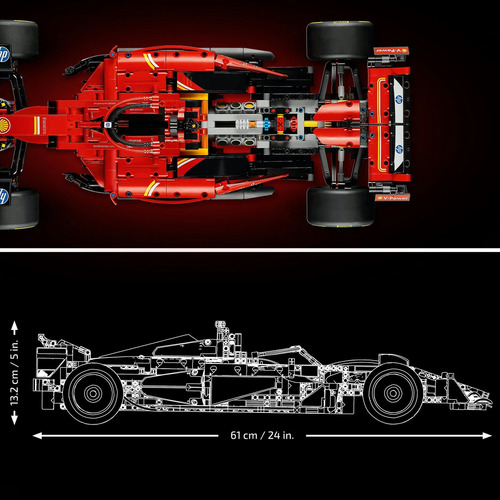 Lego® Technic Auto Ferrari Sf-24 F1 Kit De Modelo 42207 1361 1361 Coche Ferrari Sf-24 F1