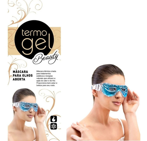 Imagem 1 de 2 de Mascara Termica Aberta Gel P/ Olheiras Inchaco Quente Frio A