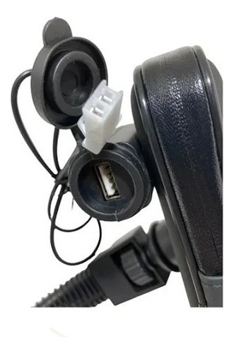 Imagen 4 de 6 de Soporte Moto Funda Celular Cargador Usb Motoscba