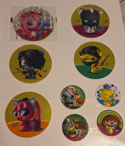 Lote De Tazos Funky Punky