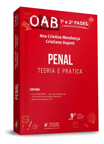 Penal Teoria E Pratica Para 1ª E 2ª Fases Da Oab (2021)