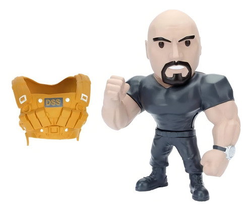 Muñeca de metal fundido a presión Dtc Fast & Furious de Luke Hobbs