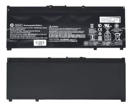 Bateria Hp Sr04xl Pavilion 15-ce 15-c 917724-855 Negro